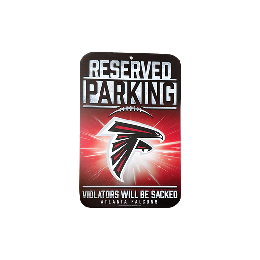 Atlanta Falcons Officially Licensed Reserved Parking Sign