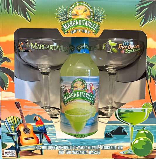 Margaritaville Margarita Glass Gift Set