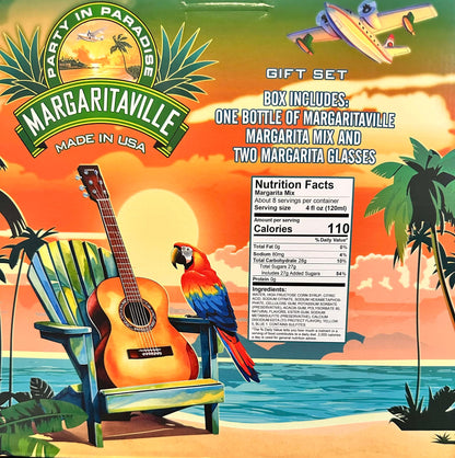 Margaritaville Margarita Glass Gift Set