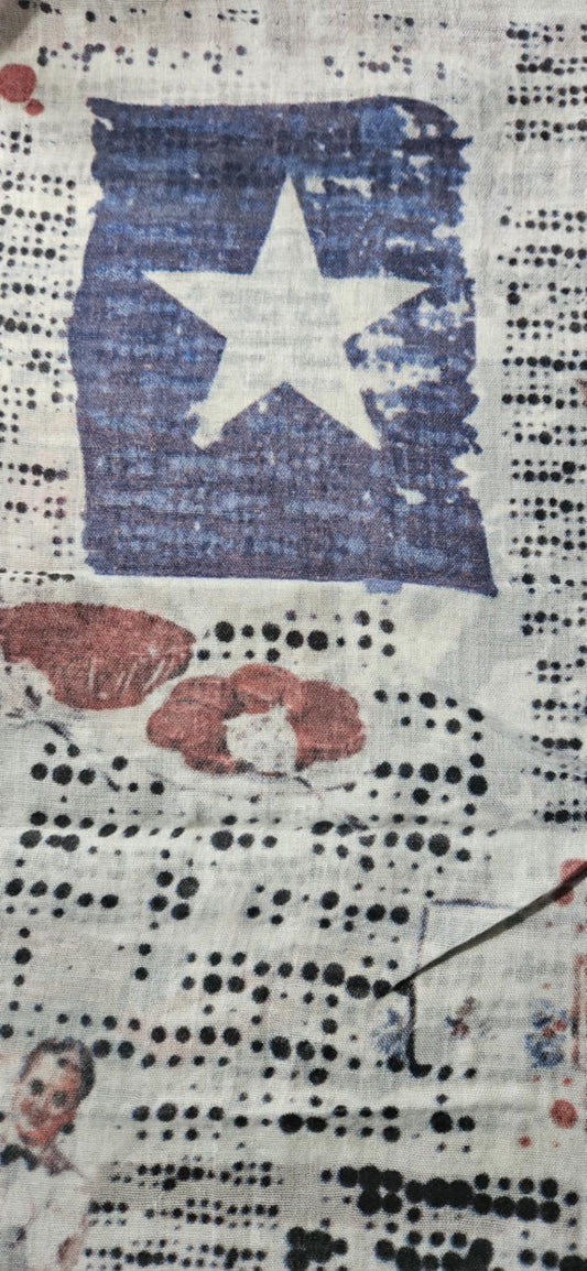 The All-American Icon Flag Oblong Scarf