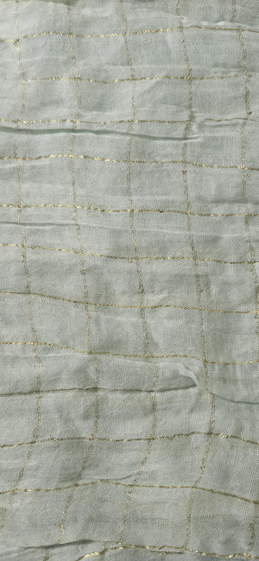 Mint Green w-Gold Stripe Infinity Scarf