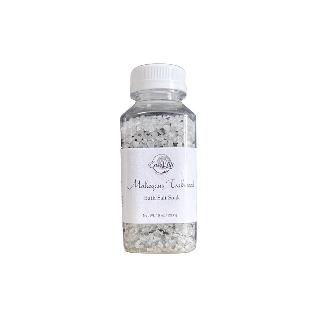 Mahogany Teakwood Bath Salt Soak