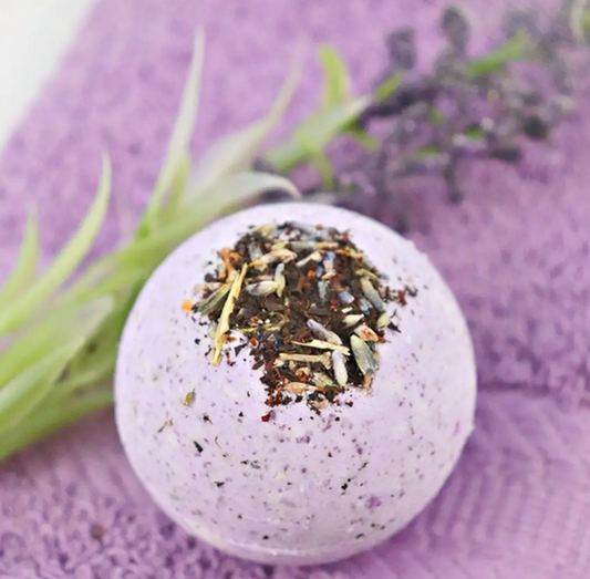 Earl Grey Tea and Lavender Bath Bomb-Set of 3