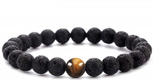 Tiger's Eye Lava Stone Diffuser Bracelet Success