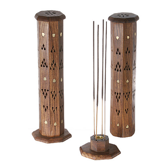 Octagon Jali Tower Incense Burner